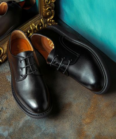 外羽根プレーントゥレースアップシューズ | andex shoes product