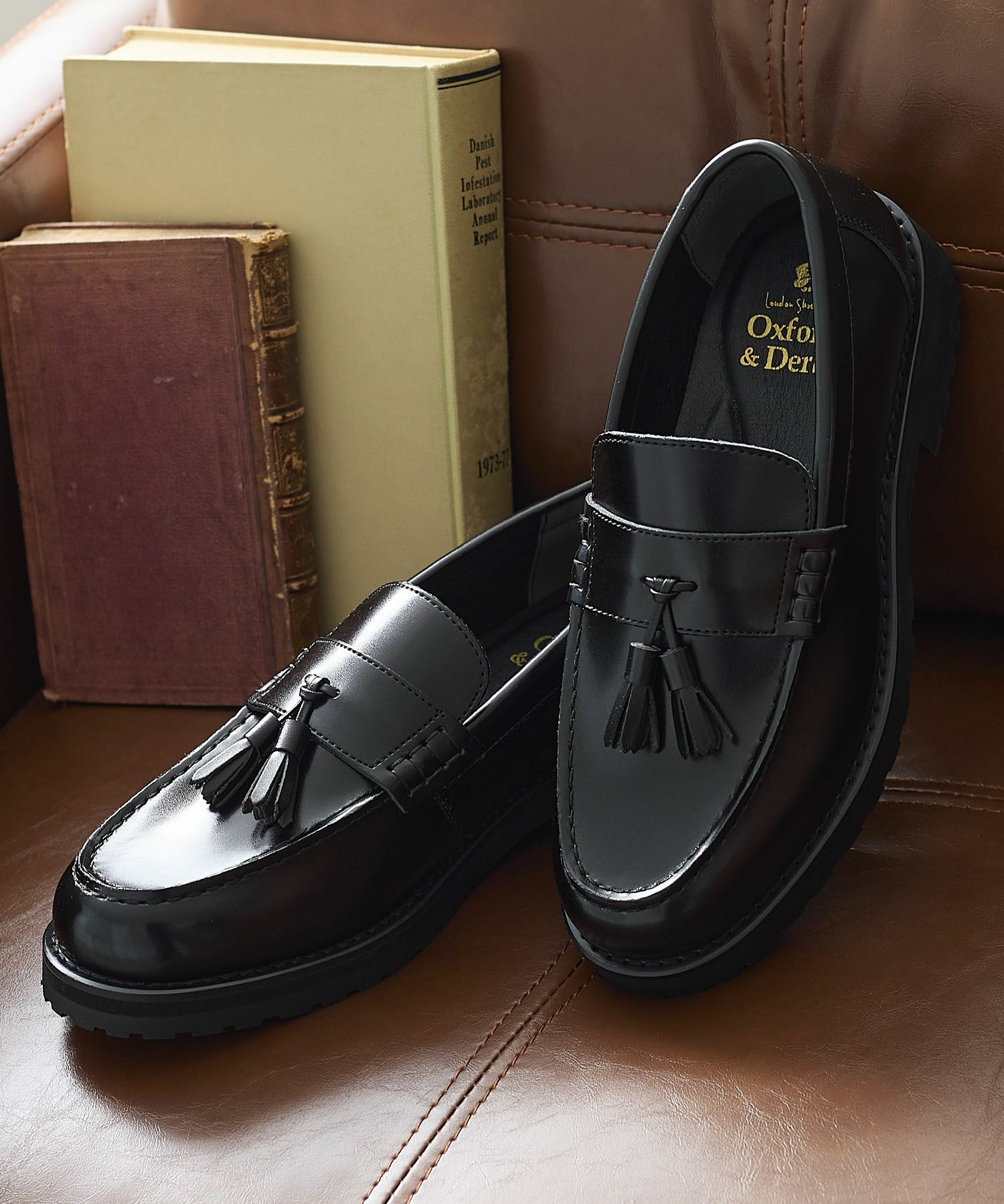 ＋4.5㎝タンクソールタッセルローファー【2月18日入荷】 | andex shoes