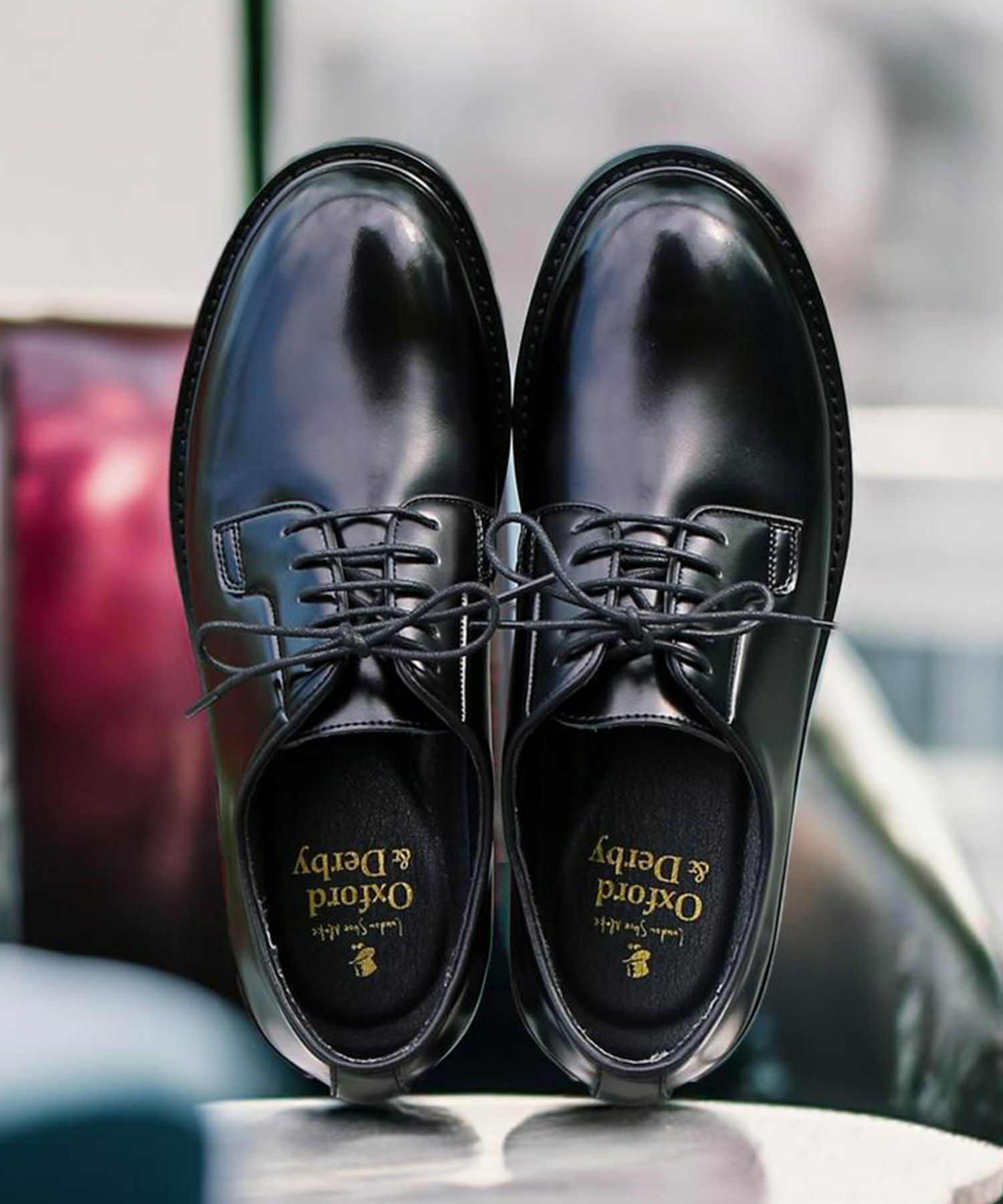 timeless shoes”プレーントゥポストマンシューズ | andex shoes